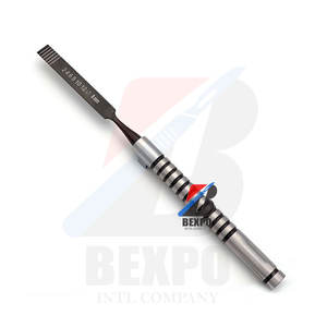New 4mm Implant Hand Instruments Manual <b>Power</b> Source Dental Bone <b>Chisel</b> Sharp Curved for Cleaning & Filling Teeth - Product Image 4