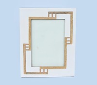 Cadre photo mosaïque en résine fait main, écologique, avec impression personnalisée, le plus vendu, pour décoration de table, style indien