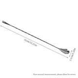 Agitateur à Cocktail en Acier Inoxydable Robuste, Cuillères à Cocktail en Argent et Miroir, Fournitures pour Bar à Cocktail, Outil Barware - Product Image 3