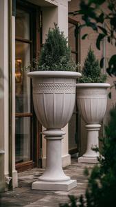 Pots de jardin en fibre de verre durables de la meilleure qualité de l'usine de jardinières grand décor extérieur pour la maison de nombreuses tailles pour l'application de la pièce - Product Image 2