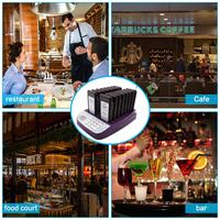 Système d'appel sans fil Daytech pour invités, 16 bipeurs de table personnalisés pour restaurants et bars