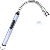 Arc électrique Pulse rechargeable coupe-vent Long BBQ Grill Briquet