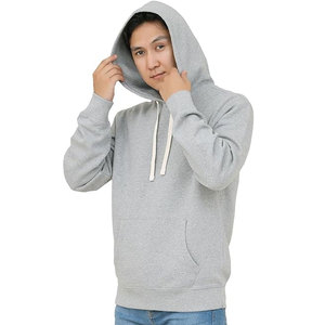 Sweat à capuche uni en molleton de coton promotionnel Streetwear Fashion Style Quality Unisex High Quality For Low Printing Hoodies Sweatshirts - Product Image 1