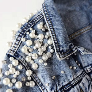 Fabricant pakistanais vestes en jean pour femmes meilleur matériel OEM Service vestes en jean pour femmes - Product Image 3