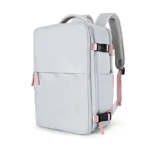 Manufacturer waterproof designer backpack laptop bags back pack custom laptop bag gray dyed huge space front zipper pocket