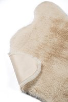 Tapis en microfibre de qualité supérieure, durable, fait main, en peluche de lapin crème, anti-allergique, antidérapant, lavable en machine, vente en gros
