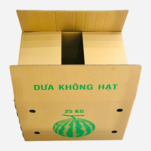 กล่องกระดาษลูกฟูกพับได้แบบมีช่องสี่เหลี่ยมมุมฉาก OEM กล่องยูวีหนา3มม. สำหรับวัสดุรีไซเคิลแตงโมดูแลส่วนบุคคลตามสั่ง - Product Image 6