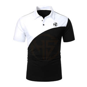 เสื้อยืดโปโลระบายอากาศสำหรับผู้ชายเสื้อยืดโปโลผู้ชายพิมพ์ลายโลโก้แบบกำหนดเอง - Product Image 1