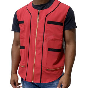 เสื้อกั๊กช่างตัดผมคุณภาพพรีเมี่ยมให้ความรู้สึกหรูหราผ้าเนื้อเรียบสวมใส่สบายแห้งเร็ว - Product Image 5