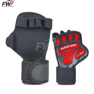 Protège-poignets et protège-mains en cuir de vachette pour haltérophilie, avec soutien du poignet et poignées Cobra - Product Image 6