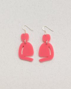 Venta caliente mejores pendientes de aro de resina nuevo diseño de gota de perla multicapa joyería de moda para fiesta de mujeres HF Crafts - Product Image 2