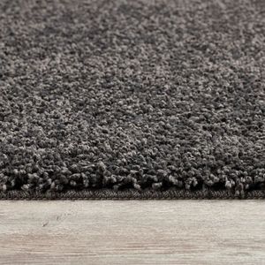 Netline Home Washable Plush Charcoal Shaggy <b>Rug</b> for <b>Living</b> <b>Room</b> Large Rectangle Hallway Carpet - Product Image 3