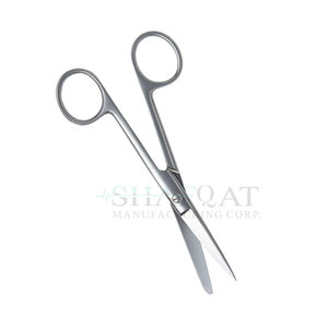 Tijeras quirúrgicas rectas reutilizables manuales de acero inoxidable de alta calidad para cortes limpios y seguros médicos en quirófanos - Product Image 4
