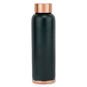 Bouteille d'eau en cuivre de 900ml 100% cuivre pur sans BPA propriétés anti-oxydantes couleur verte voyage amical - Product Image 4