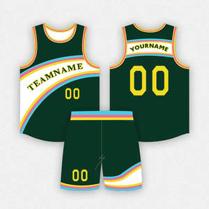 Sublimación personalizada Baloncesto Uniforme de secado rápido Reversible Jersey Set Jerseys de doble capa - Product Image 2