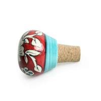 Tapón de botella de corcho, juego de herramientas de sellado de botellas de aceite de oliva y vino de cerámica, accesorios de Bar, artículos de regalo