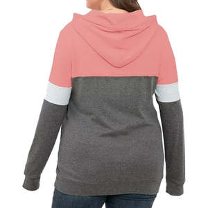 BD Garments Factory Luxury Casual High Quality Women's Crew Neck Hooded Sweatshirts Custom OEM Clothing Manufacturer - Product Image 2