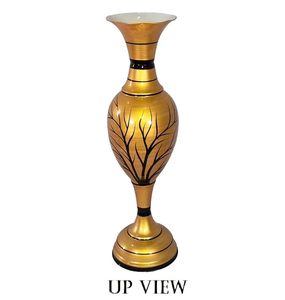 Jarrón Decorativo Vintage de Aluminio, Jarrones Ornamentales Clásicos para Dormitorio, Sala de Estar, Oficina y Exhibición de Arte - Product Image 4