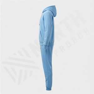 Designer High Quality Oversized Men <b>Tracksuit</b> Custom Streetwear <b>Plain</b> <b>Tracksuits</b> Oversized Pullover Hoodie Men <b>Tracksuit</b> Set - Product Image 3