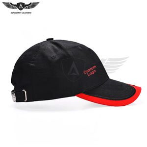 Gorras de Béisbol Deportivas de Moda Urbana para Adultos, Color Negro y Rojo, Buena Venta, Hechas en Pakistán, Precio al por Mayor - Product Image 4