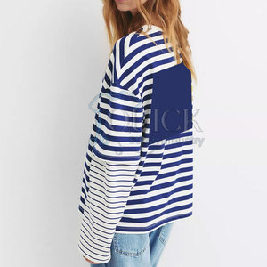 Camisetas de Verano Casuales de Doble Capa para Mujer, Color Sólido, Alta Calidad, Transpirables, Ecológicas, Ligeras, de Algodón, al por Mayor - Product Image 5