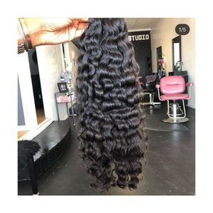 100% Calidad de exportación Natural rizado barato crudo sin procesar sin enredos del fabricante y exportador de precio al por mayor indio - Product Image 2