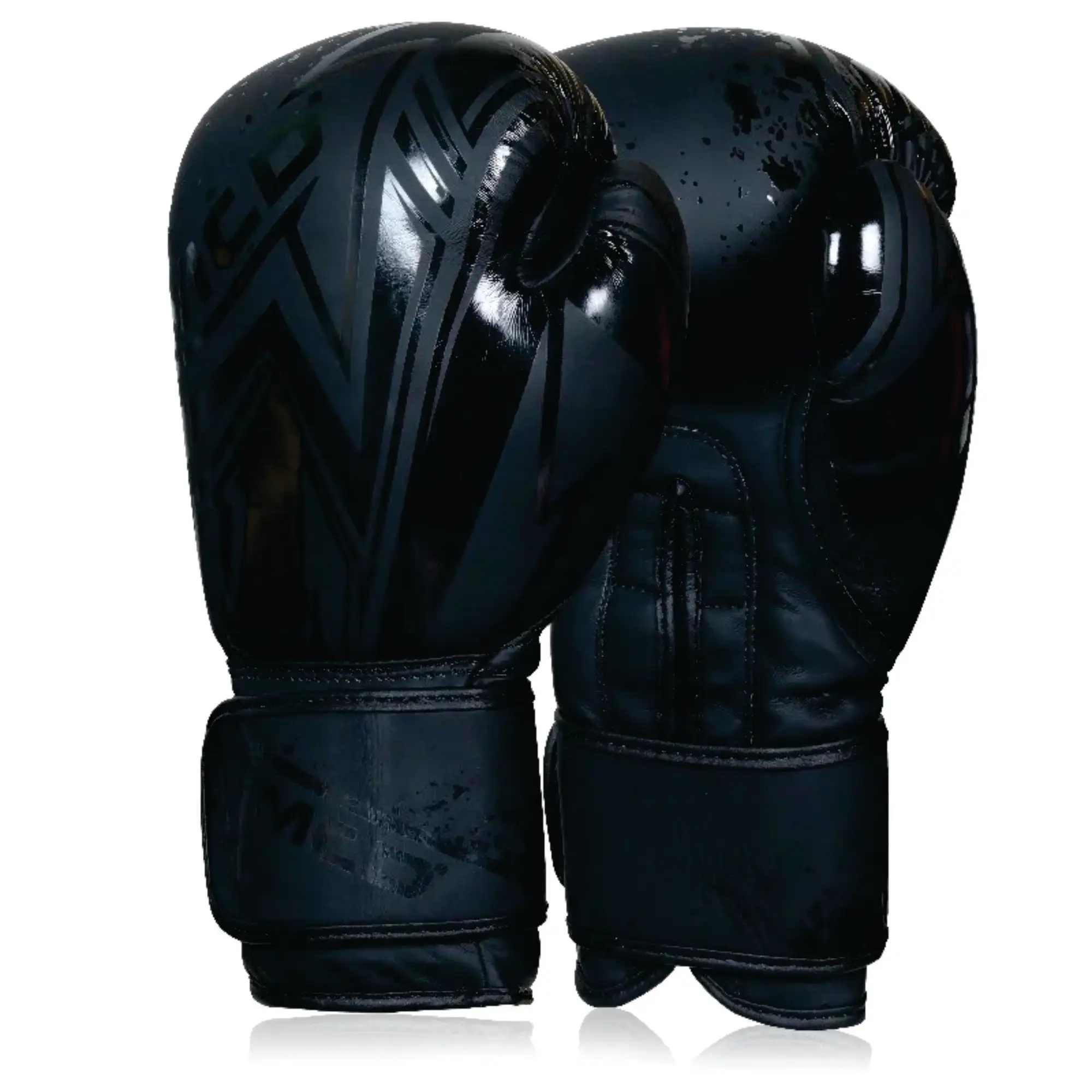 Wholesale High Quality Black 12oz Boxing Gloves Adult Professional Lace Up Winning Leather Custom Logo Boxing Gloves