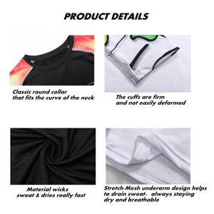 Wholesale Factory Price Printed Long Sleeve Quick Dry Compression Shirts <b>Rash</b> <b>Guard</b> Fitness Wear Bjj MMA <b>Rash</b> <b>guard</b> - Product Image 6