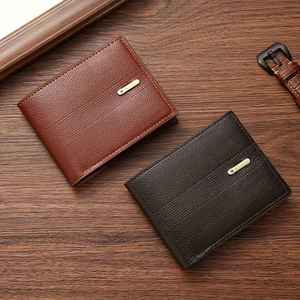 Premium Laser Gravure En Cuir Véritable Hommes Portefeuille Titulaire De La Carte De Crédit En Cuir Mince Simple Usine Prix Fou En Cuir Portefeuille - Product Image 4