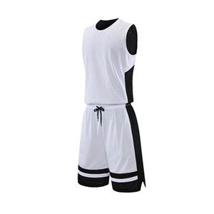 Maillot de basket-ball Premium combinaison d'entraînement hommes vêtements de basket-ball uniforme de basket-ball Double face - Product Image 2