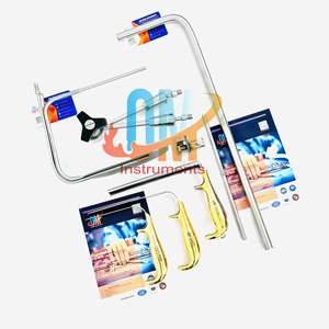 Sistema de Retractores Abdominales Completos Hoyos para Cirugía Plástica, Instrumentos de Fibra Óptica, Alta Calidad Alemana | Instrumentos OldMed - Product Image 1