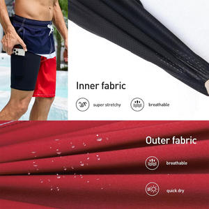 Shorts de Baño Deportivos para Hombre con Cordones, Impresión Personalizada, Secado Rápido, Transpirables, Tela Oxford, Ropa OEM, Marca Privada, Logotipo Personalizado - Product Image 2