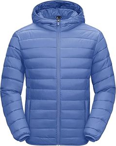 2025 Men's Eco-Friendly Breathable Quick Dry Casual Puffer Jacket Customizable <b>Stand</b> Collar Front Logo Winter Long Sleeve 280g - Product Image 1