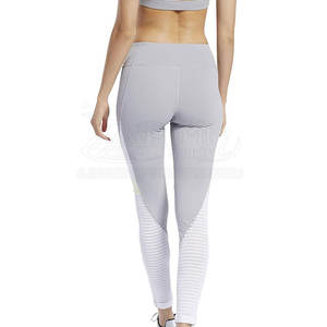 Legging de yoga personnalisé pour femmes avec la dernière conception taille moyenne mode simple motif solide poids léger vente entière - Product Image 6