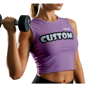 Impresión personalizada OEM ODM Mujeres Ropa de gimnasio Sublimación Elástico Poliéster Spandex Ropa deportiva de secado rápido Camiseta sin mangas con logotipo personalizado - Product Image 3