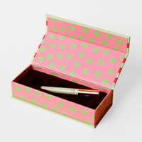 Emballage cadeau magnétique en papier de luxe avec logo personnalisé Emballage de brillant à lèvres rouge à lèvres Boîte vide pour brillant à lèvres bâton