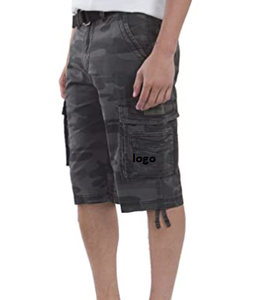 En gros Hommes de Ceinture Messenger Cargo Short Reg et Big and Tall Tailles 100% Coton Importé Bouton fermeture Laver À La Machine - Product Image 5