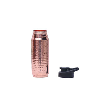 Highest Quality Copper Hammered Design Bedroom <b>Water</b> <b>Bottle</b> With Inbuilt Glass Health Benefits For Home Decor And Drinking Sale - Product Image 3