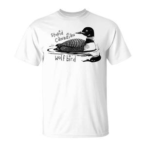 Camiseta sárdica con diseño de lobo canadiense y pájaro, camiseta promocional del Orgullo Gay LGBT - Product Image 1