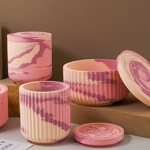 Vela perfumada de cera de soja Natural hecha a mano de resina de Color único personalizado de alta calidad y gran oferta con estampado para Decoración - Product Image 1