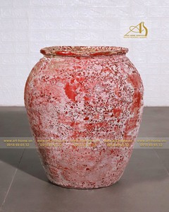 Atlantis AN039H50REA Pot en céramique antique rouge pour mini paysages et décoration de jardin avec plantes - Product Image 4