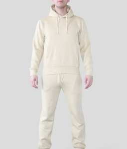 Ensembles de survêtements d'hiver en coton à capuche pour hommes, personnalisables, respirants, décontractés, vente en gros - Product Image 3