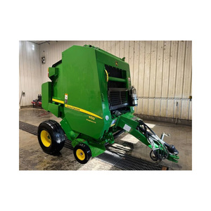 Presse à balles rondes John Deere 450E neuve à chambre fixe avec moteur de 75 CV, boîte de vitesses, haute productivité, garantie de 3 ans pour usage agricole - Product Image 1