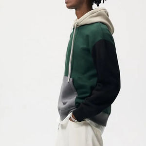 Pull à capuche thermique pour hommes 100% coton éponge française broderie de logo personnalisé confortable taille régulière Long hiver vente en gros - Product Image 3