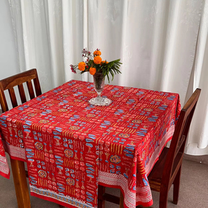 High Quality Bulk Selling Pure Cotton Hand Block Print <b>Table</b> Runner From Indian Manufacturer At Factory Price - Product Image 1