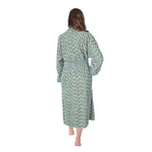 Women's Stylish Lightweight Cotton Kimono Robe Printed Floral <b>Sleepwear</b> Bath Robe - Product Image 5