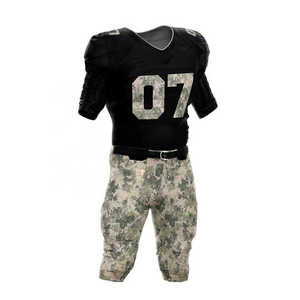 Uniforme de fútbol americano OEM-Diseño profesional con nombre personalizado, número y logotipo del equipo - Product Image 4