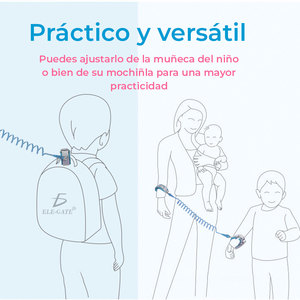 Cintura di Sicurezza Elastica Regolabile per Bambini con Funzione Anti-Smarrimento e Laccetto da Polso - Product Image 4
