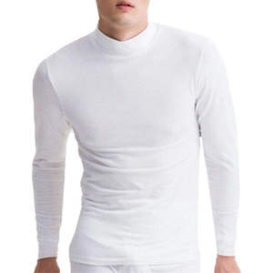 Warm Men's <b>Thermal</b> Short Sleeve Undershirt O-Neck Pullover Soft Base Layer <b>Top</b> Breathable Quick Dry for Winter Comfort Wear - Product Image 4