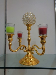 Hot Selling <b>Tall</b> Candelabra Metal Candle Holder Decorative Metal <b>Table</b> Centerpiece For Sale - Product Image 2